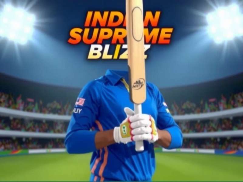 Indian Supreme Blitz Cricket Gameplay Screenshot